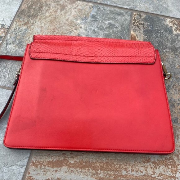 SOLD Chloe Medium Faye Python Crossbody Bag - Picture 4 of 13